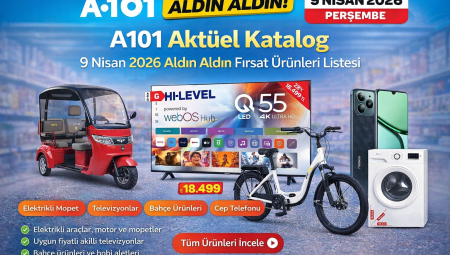 A101 Aktüel Katalog 9 Nisan 2026  Aldın Aldın Fırsat Ürünleri
